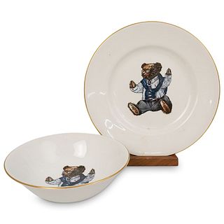 ( 2 Pc) Ralph Lauren Wedgwood Porcelain Set