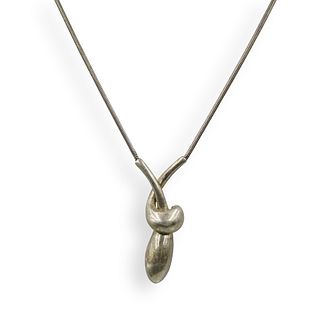 Miras Sterling Silver Pendant Necklace