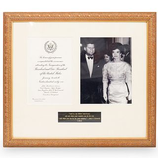 John F. Kennedy Original Inauguration Invitation