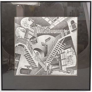 M.C. Escher (1898-1972) "Relativity" Offset Lithograph