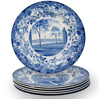 (6 Pc) Set of Wedgewood Porcelain Plates