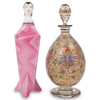 (2 Pc) Vintage Perfume Bottles