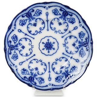 Antique Conway Porcelain Flow Blue Plate