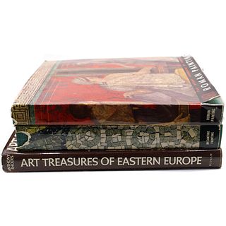 (3 Pc) Set of European Art Books