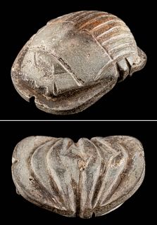 Egyptian Steatite Scarab Amulet