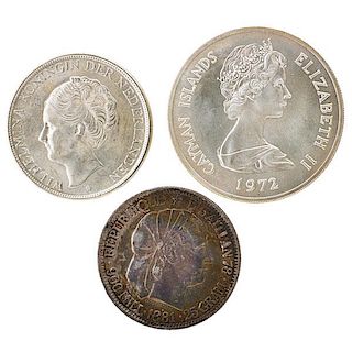 COINS OF CURACAO, BERMUDA, BAHAMAS, ETC.