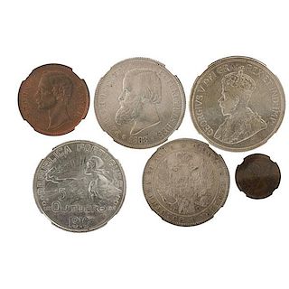 GRADED WORLD COINS