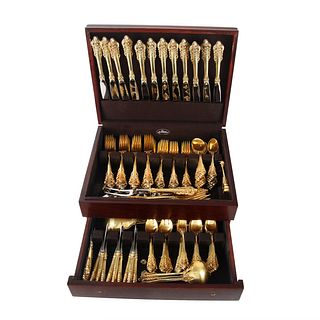 134-PIECE 'GRAND BAROQUE' SILVER SET, WALLACE STERLING