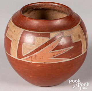 Santa Clara Indian pottery olla