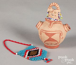 Barbara Johnson Mojave Indian-style effigy pot