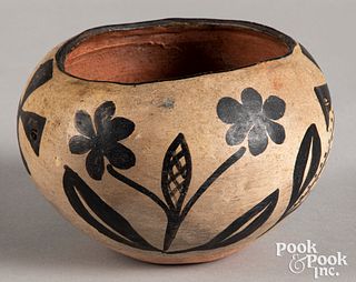Santo Domingo Indian pottery hanging pot