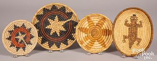 Four Southwestern Indian baskets