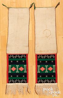 Two hand-woven Hopi Indian panels