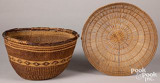 Two California Native American Indian baskets