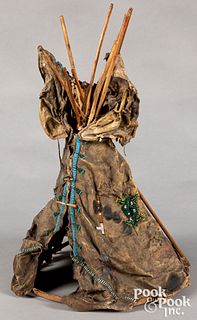 Miniature Native American Indian teepee