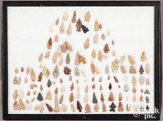 Western Native American bird point arrowheads