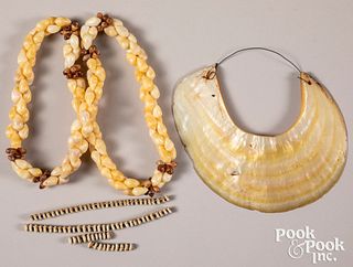 Papua New Guinea kina shell adornment