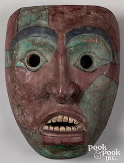 Northwest Coast painted Haida mask