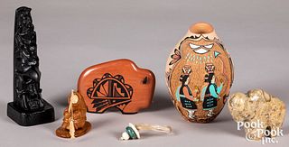 Group of contemporary Native American Indian item