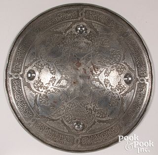 Pair of vintage Persian shields