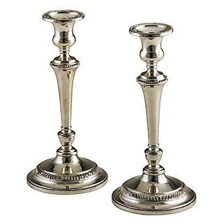 FRANK WHITING STERLING CANDLESTICKS