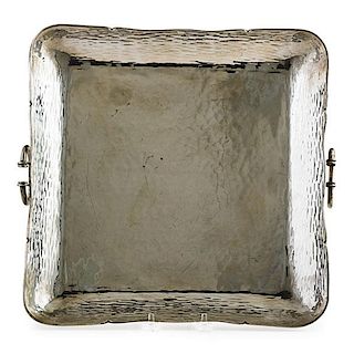 ARTS AND CRAFTS STERLING TRAY