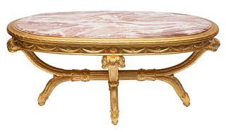FRENCH EMPIRE LOW TABLE, 19TH CENTURY