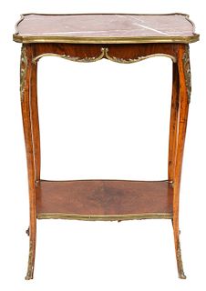 FRENCH REGENCE-REVIVAL SIDE TABLE, 20TH CENTURY