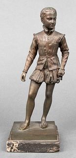 Bronze Figure Of A Young Tudor Gentleman