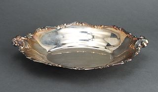 Italian Sterling Silver Oval Serving Dish