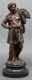 Emile Boyer Bronze Allegorical Male Figure