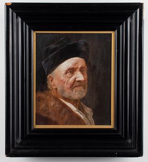 Dutch School, Rembrandt's Father, Oil on Panel