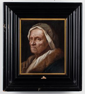 Dutch School, Rembrandt's Mother, Oil on Panel