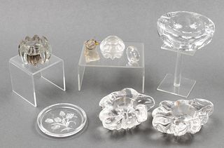 Glass Table Decorations incl. Baccarat, 8