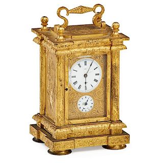 MINIATURE FRENCH CARRIAGE CLOCK