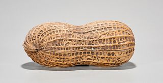 Chinese Ceramic Peanut Form Covered Box