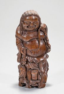 Chinese Carved Bamboo Figure