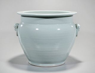 Chinese White Glazed Porcelain Jardiniere