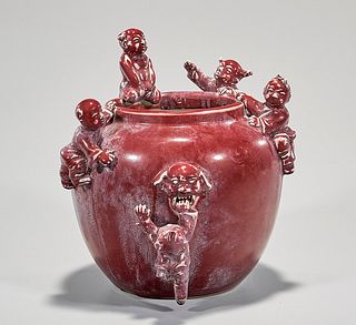 Chinese Glazed Porcelain Jar