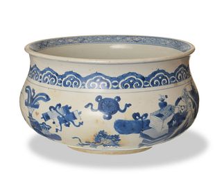 Chinese Blue and White Censer, Kangxi