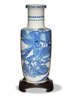 Chinese Blue and White Vase, 19th Century