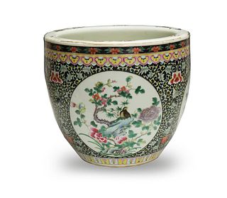 Chinese Famille Rose Fish Bowl, 19th Century