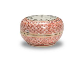 Chinese Porcelain Ink Box, 19th Century