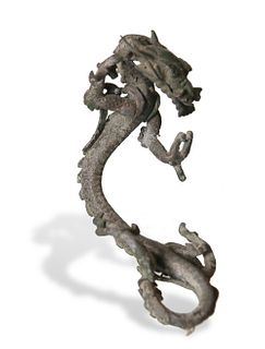 Chinese Bronze Dragon, Ming or Earlier