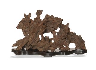 Natural Tree Root Scholar's Item, Qing Dynasty