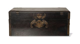 Chinese Zitan Scholar's Box, 18th Century