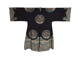Chinese Kesi Dragon Robe, 18-19th Century