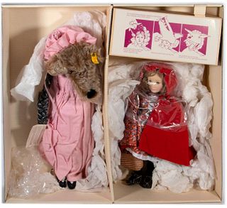 Vintage Steiff Little Red Riding Hood Set