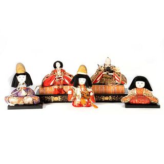 Vintage Porcelain Japanese Dolls