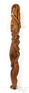 Carved wood Papua New Guinea figure